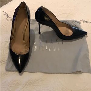 Black Stilettos Stuart Weitzman  8.5